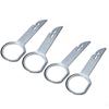 Universal Vehicle Stereo Removal Tool with Key Rings Extractor Accuracy Player Removal Tool for Multiple Vehicle Brands