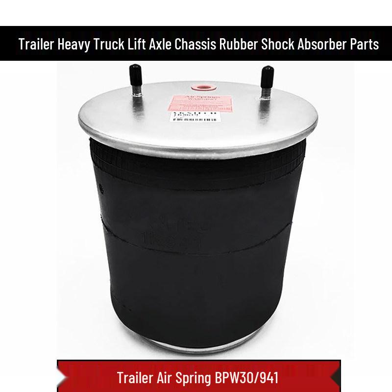 BPW Axle CIMC Trailer Heavy Truck Lift Axle Rubber Air Suspension Shock Absorber