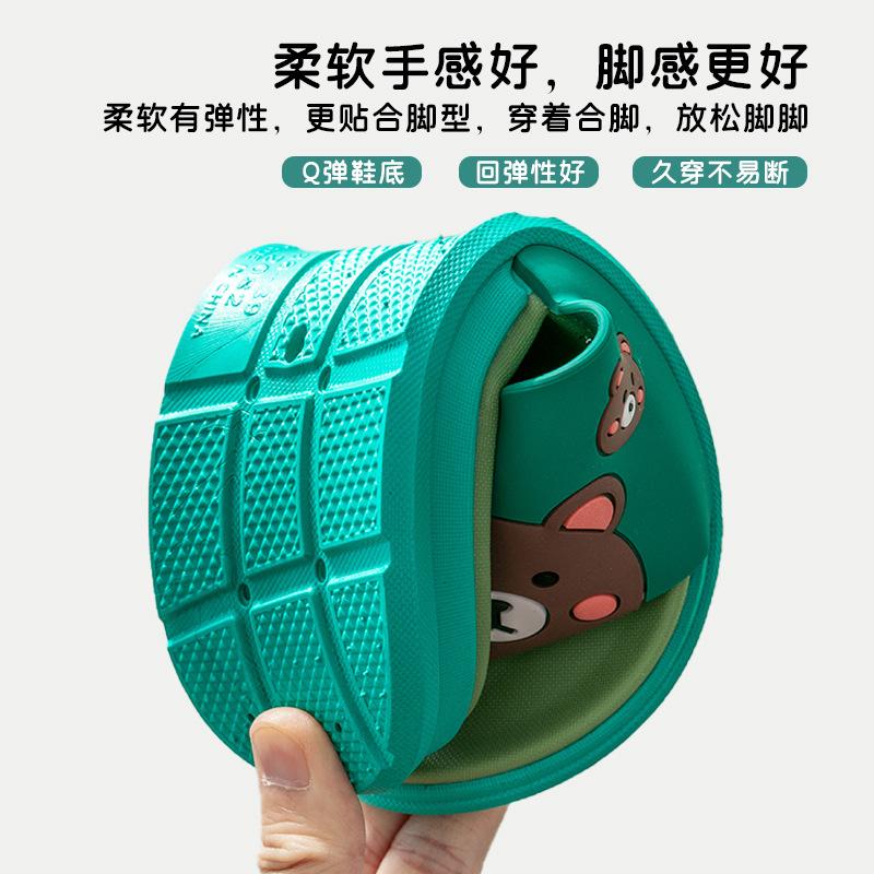 Slippers women wear thick bottom summer home indoor home fashion cartoon non-slip sandals