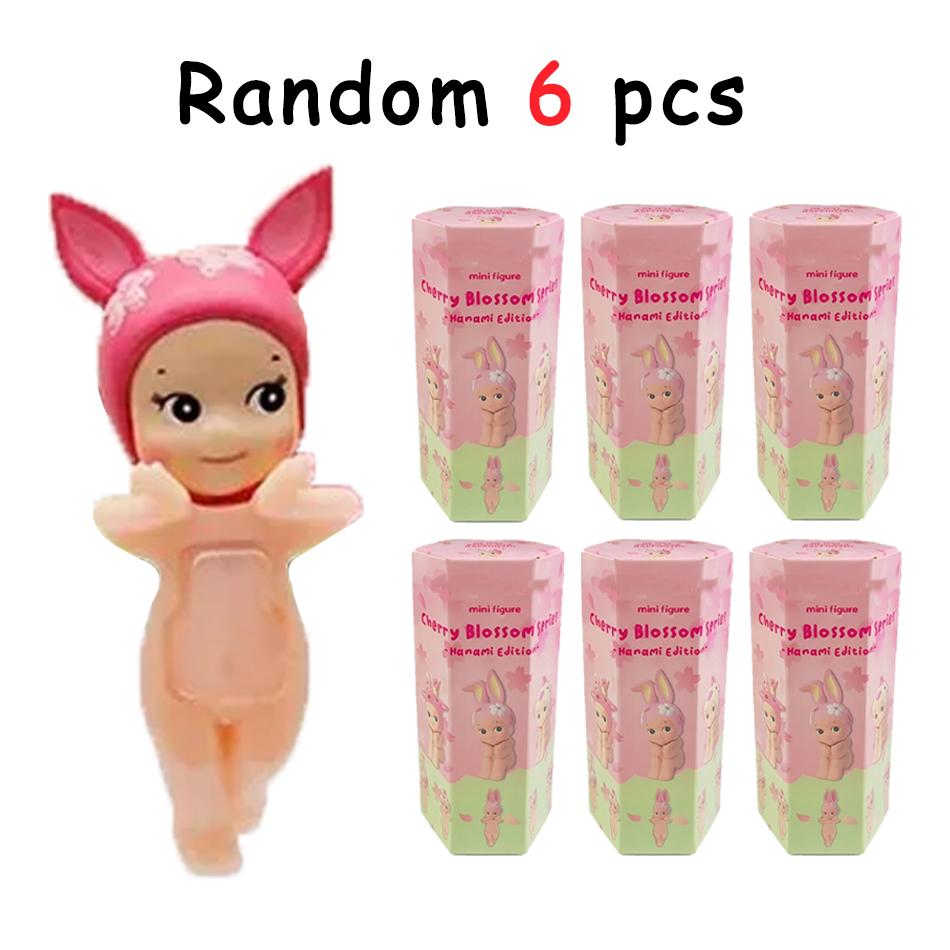 / New  Selling S Angels Cherry Blossom Series Anime Figures Ornaments Dolls Fans Children Birthday Gift Random