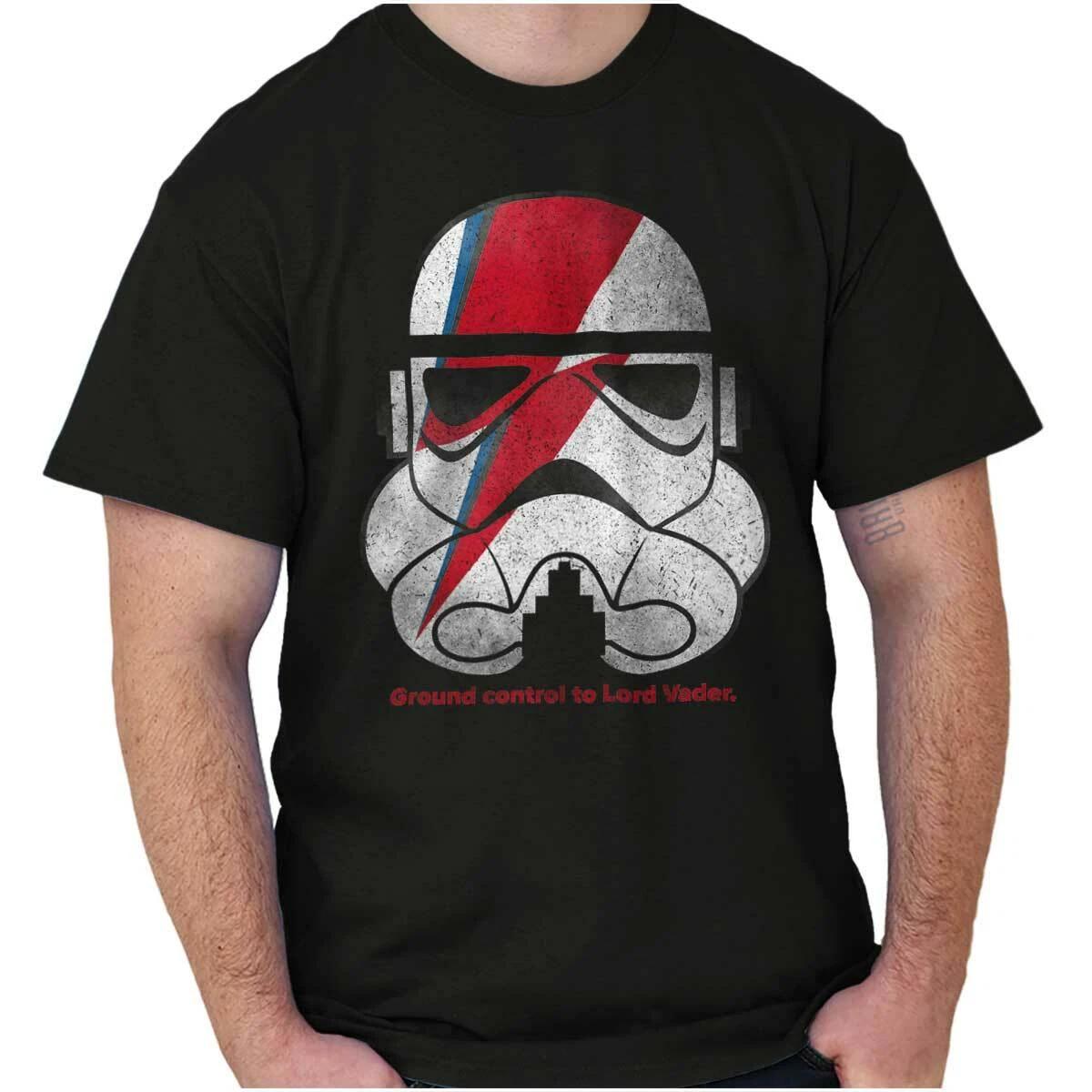 Ground Control To Lord Vader Space Soldier Womens or Mens Crewneck T Shirt Tee M