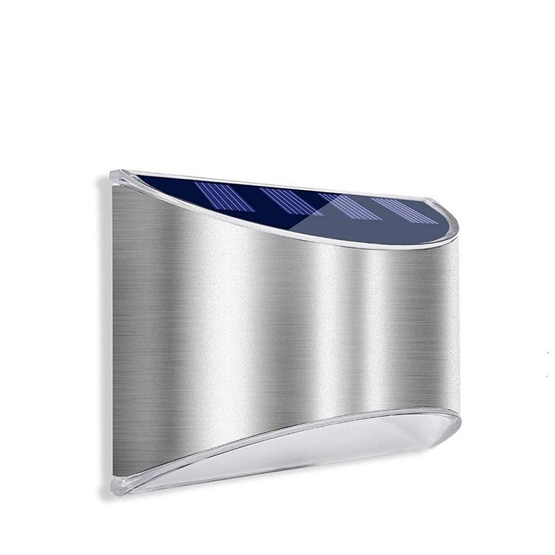 Outdoor LED Solar Wall Light Stainless Steel Led Motion Sensor Led Wall Light 0.55