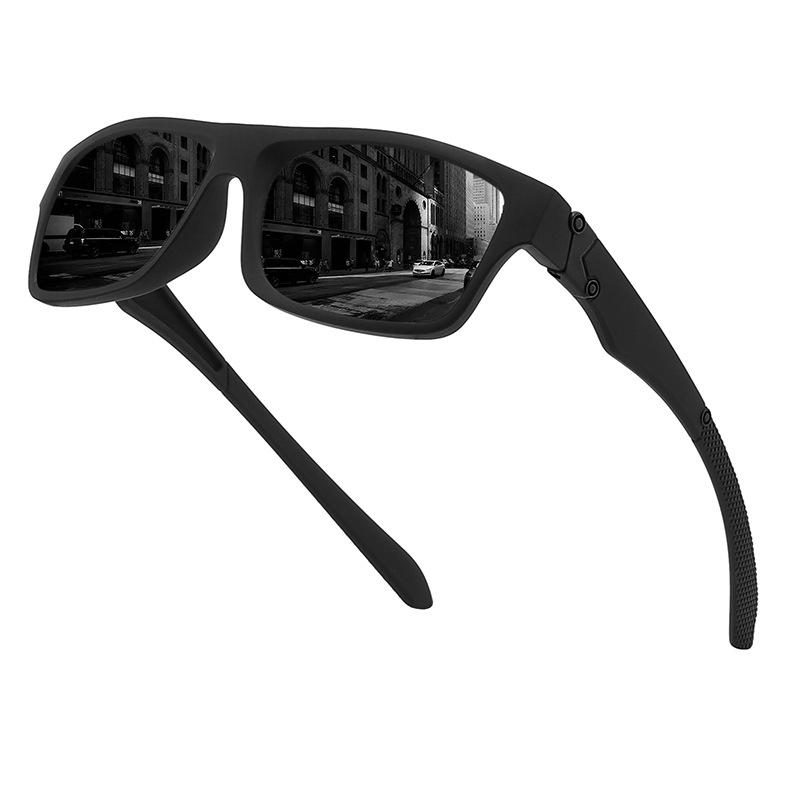 European American Polarized Sunglasses Cross-border Men s Women s Outdoor Sports Square Colorful Trendy Glasses Cycling Polarized