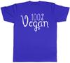100 Vegan Vegetarian Unisex Unisexs Unisexs Ladies TShirt Tee