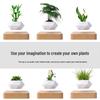 Magnetic Levitation Flower Pot for Home Decor - Creative Floating Bonsai Planter