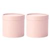 Two Tiny Floral Display Buckets Sturdy Base Gift Wrapping Boxes For Artistic Arrangements Home Or Office Decoration Use