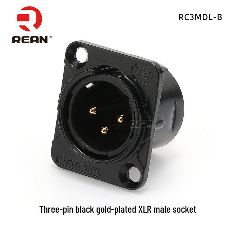

Модуль разъема REAN Yongsheng 3-Core XLR YS145 Male & Female D-Type для стационарной установки RC3MDL-B male socket чёрный