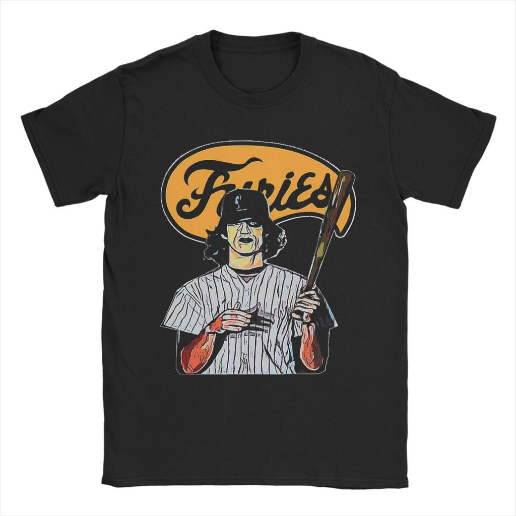 Aesthetic The Warriors Baseball Furies Movie T-Shirt Men Crewneck Short Sleeve Tops Shirts Cotton Summer TopsTops