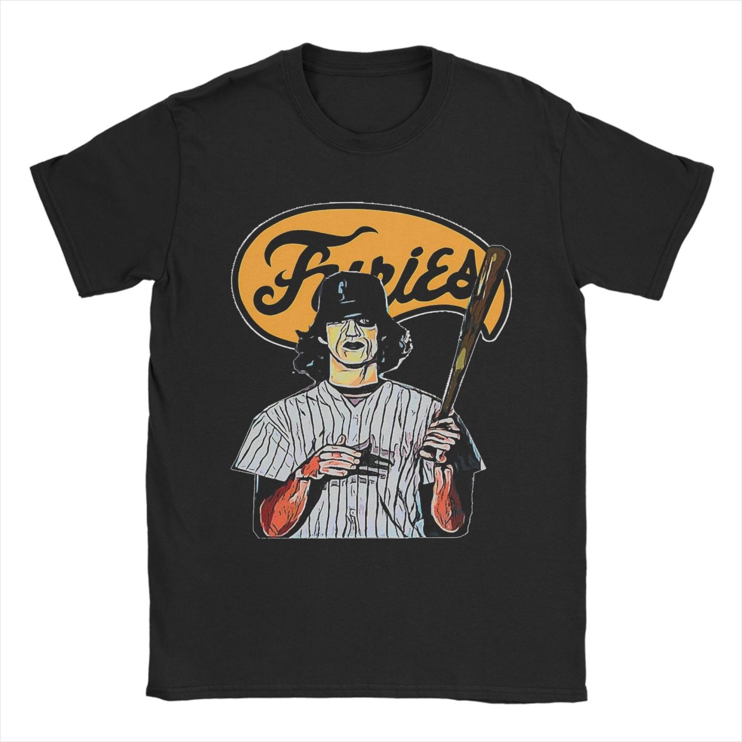 

Эстетичная футболка The Warriors Baseball Furies, мужская, с круглым вырезом, с коротким рукавом, топы, рубашки, хлопок, летние топы S чёрный