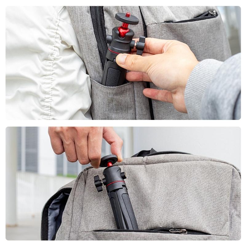 Adjustable Foldable Camera Tripod Stand for Pocket 3 Mainstream Action Cameras for Travel and Outdoor Use