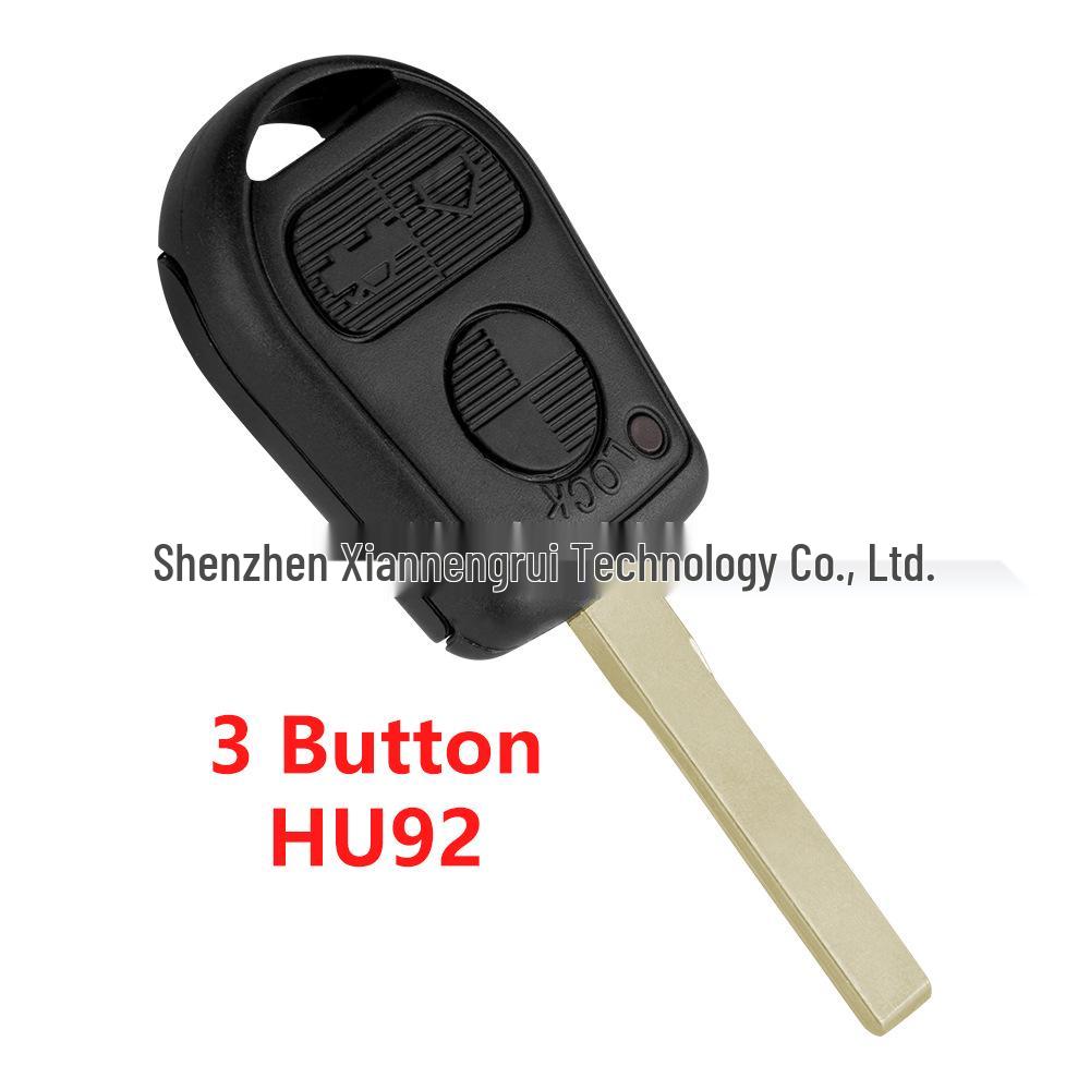 BMW Car Remote Shell Replacement for 2/3 Buttons HU92/HU58 (No Logo)