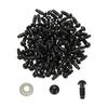 PATIKIL 6mm Safety Eyes Set of 150 Plastic Craft Eyes with Washer Safety Eyes for Stuffed Animals Crochet Toys Dolls DIY Craft Making Black