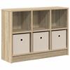Sideboard with Drawers Sonoma Oak 73.5 X 22.5 X 53.5 Cm