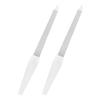 1/2/3Pcs Stainless Steel Nail File Pointed Tip Non-Slip Ergonomic Handle Men Women Gel Acrylic Fingernail File Board Manicure Pedicure Tools