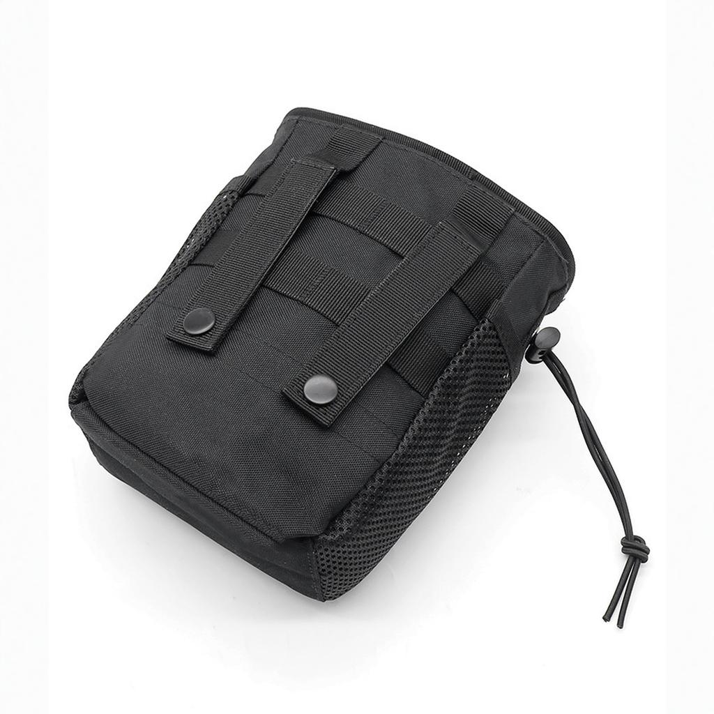 600D Nylon Portable Recycling Bag Outdoor Molle Pouch Military Backpack Hanging Bag Waist Sports Hunting  Bag