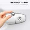 Vkhzm9 2025 New 2/5/10Pcs 15mm Car Lock Keyhole Stickers Decoration Protection For Mercedes Benz B/C/E/S Class A Class C200L GLC GLE CL