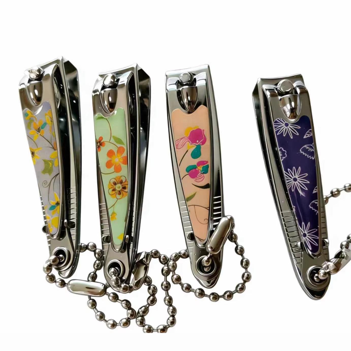 Mini Exquisite Adhesive Nail Clippers & File Keychain