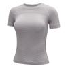Mitaogirl Kendall Quick-Drying Top Women Slim Fit Running Yoga Workout Clothes Breathable Thin Sports Short Sleeve T-shirt