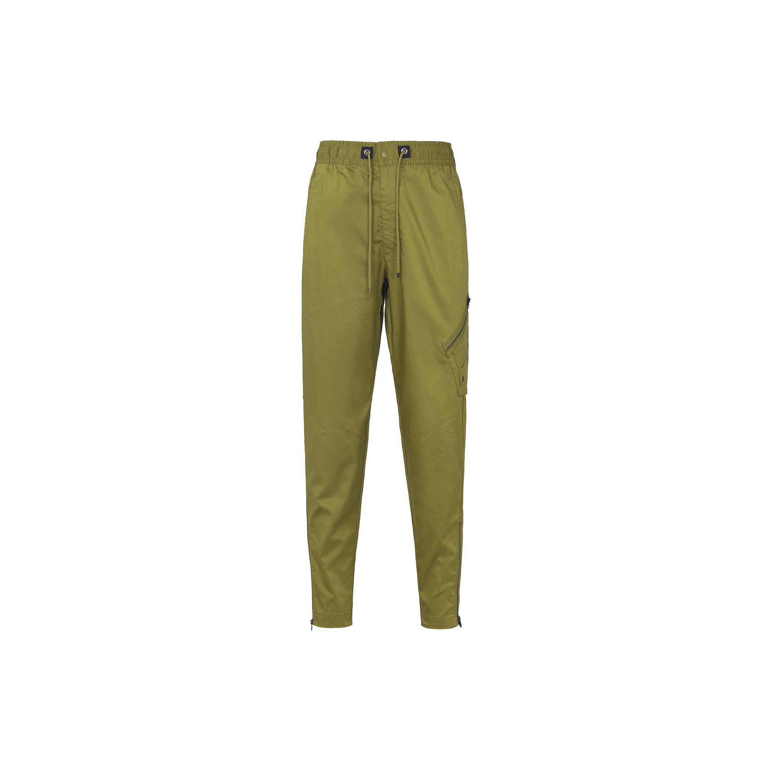 Air Jordan Wings Utility Zipper Sports Long Pants Yellow Men s AV1837-368 L