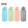 Silicone Foldable Water Bottle 610ml Leakproof Collapsible Water Bottle for Travel Camping Hiking Sports Outdoor BPA Free Portable Reusable Water Cup