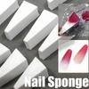 5Pcs White Triangle Makeup Sponge Gradient Effect Manicure Sponge Set  Manicure Tools