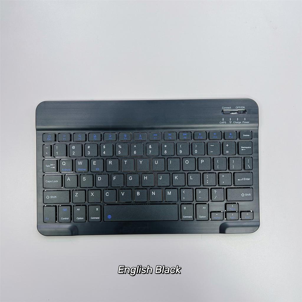Ultra-Slim Bluetooth Keyboard Portable Mini Wireless Rechargeable for iPad Korean Japanese English Spanish Russian