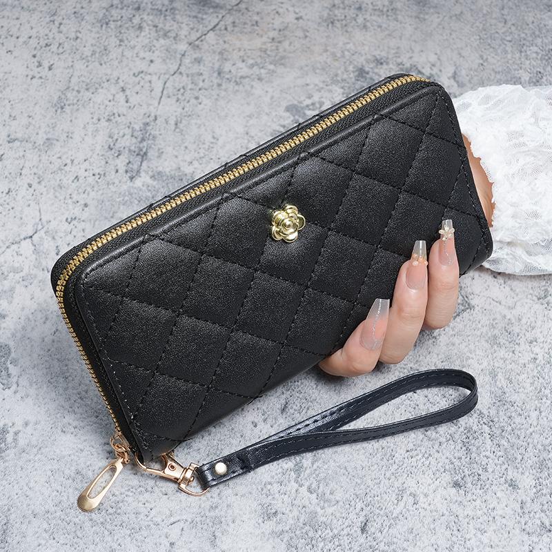 New Europe and the United States Luxury Fresh Fragrance Ladies Wrist Wallet Card Multi-card Ladies Cross-border Mobile Phone Bag