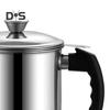 1.4/1.9 L Stainless Steel Bacon Grease Saver Container with Fine Mesh Strainer Non-slip Bottom And Airtight Lid Cooking Oil Keeper Pot for Kitchen