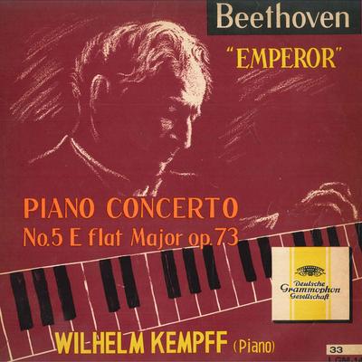 LP Record WILHELM KEMPFF PIANO - Beethoven Piano Concerto No.5 In  E LGM14 DEUTSCHE GRAMMO Japan Classical Used
