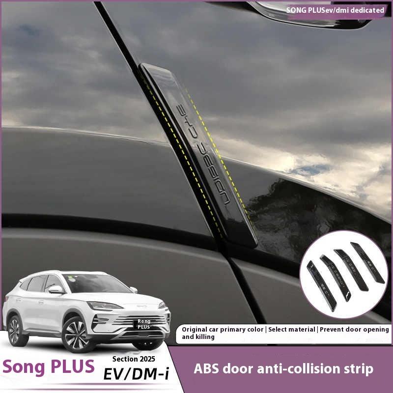 For BYD Song Plus DMI Seal U Sealion 6 Car Door Bumper Guard Anti-Collision Protective Strip Sticker EV Car Accessories