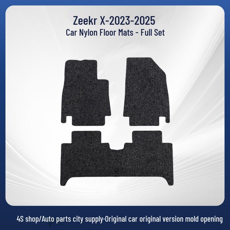 Velour Car Floor Mats for Zeekr X Models 23-25