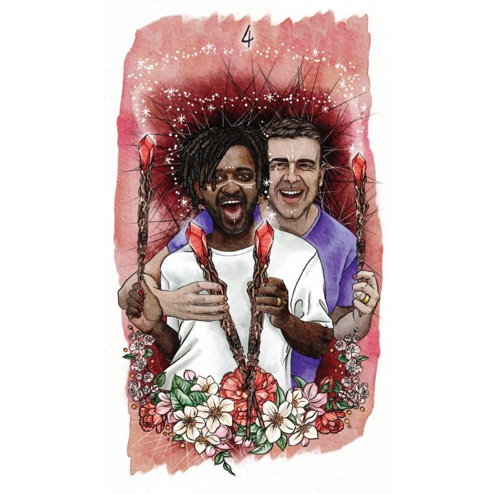 10.3*6cm The Unfolding Path Tarot: A Stunning 78-Card Deck Portable Size for The Modern Reader