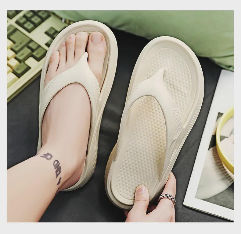 Men's Outdoor EVA Soft Flip Flops - Large Size Fashion Beach Sandals