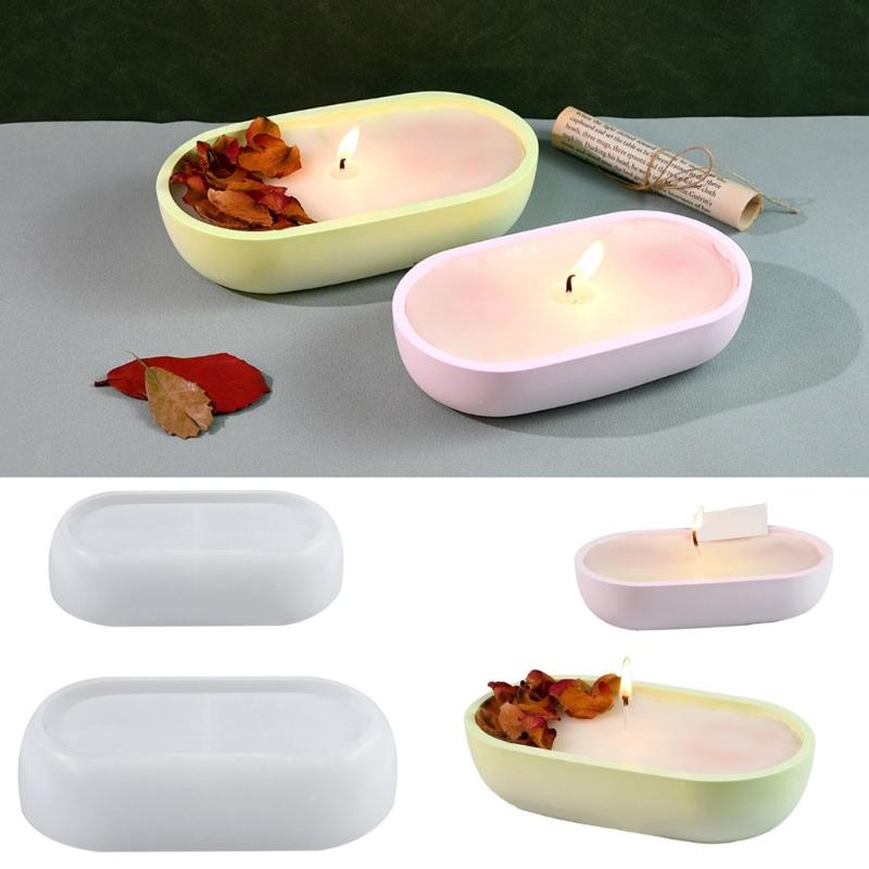 Candle Jars and Storage Pots Mold Multiuse Silicone Candle Pots Mold for Homemade Vase and Candle Holder Container