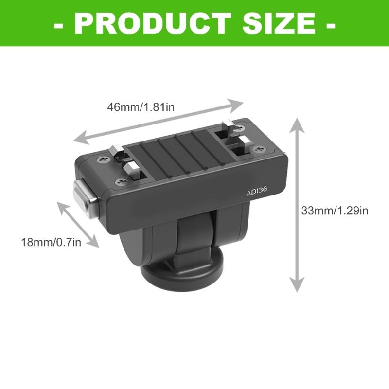 180°Rotatable Magnetic Quick Release Adapter for X4 Air/X5 Cameras with 180Degree Adjustment Durability Construction