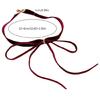Y2K Bowknot Pendant Choker Jewelry Adjustable Chain Choker Velevet Rope Necklace