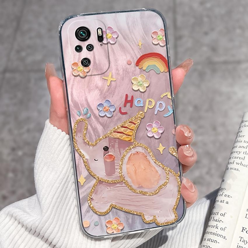 Cute Kitten Phone Case For Redmi Note 10 9 8 7 6 5A Pro 9T 8T 7S 10Lite Soft Casing Screen Protector Top Quality Dustproof Shell For Redmi Clear Cover