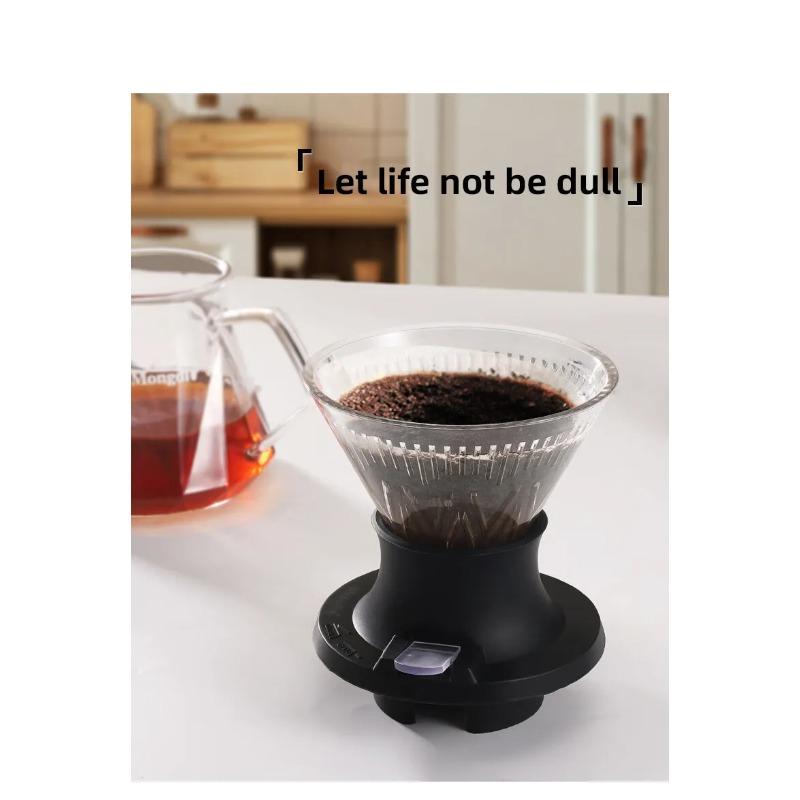 Cana Filtru Cafea reutilizabilă tip picurare filtru hârtie cafea preparată manual imersie vas filtru în formă de V pâlnie cu comutator