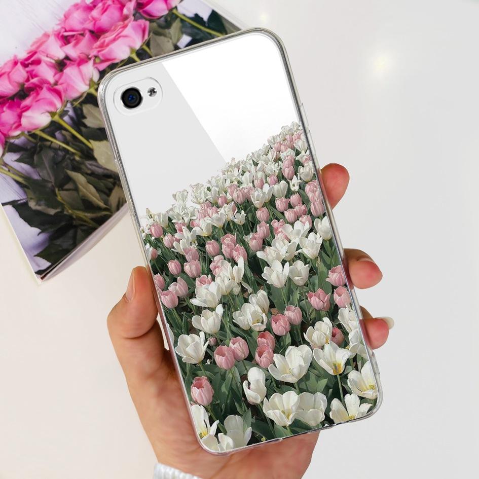 For iPhone 4 Case 3.5" Cute Cartoon Leopard Transparent Silicone Soft Cover For iPhone 4s iPhone4 Funda iPhone4s Shockproof Capa