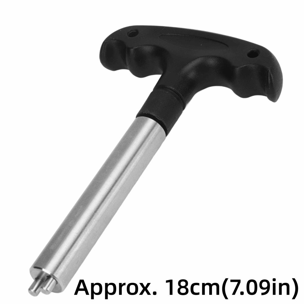 

Black Pool Cue Weight Bolt Wrench Portable Weight Screw Wrench Maintenance Removal