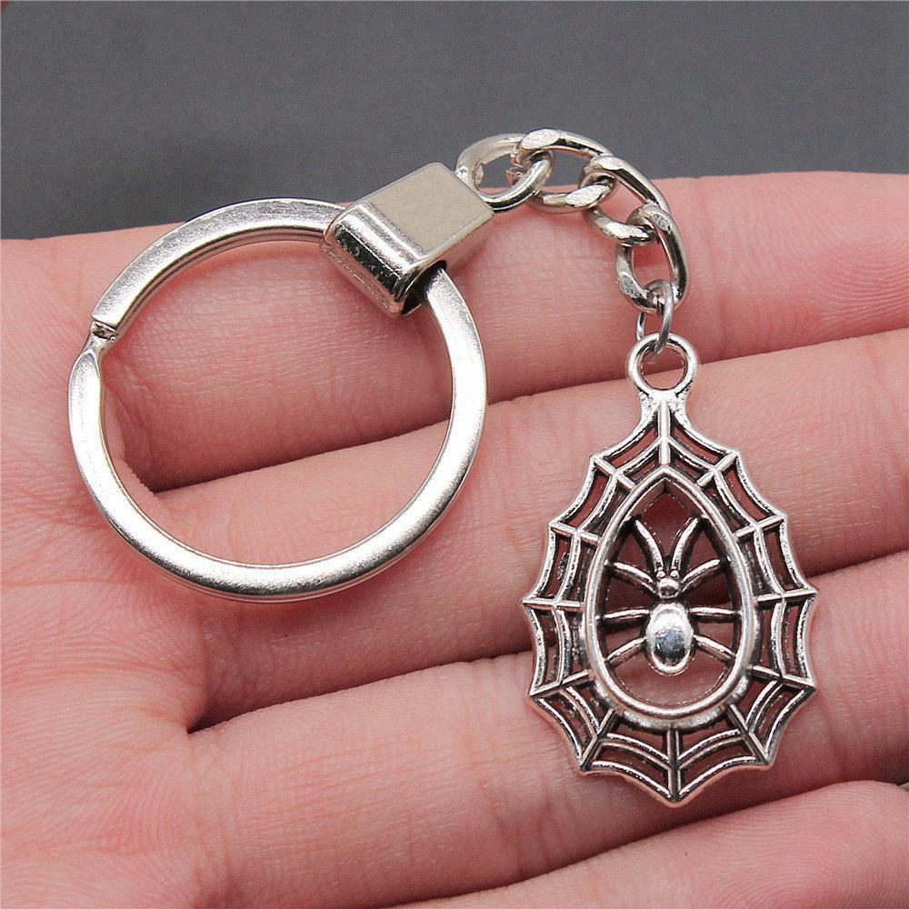 30mm Keychains Bat Cross Skull Vintage Jewelry Supplies QY006