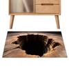 3D Rugs Optical Illusion Non-Slip Visual Room Doormat Decoration Non-Slip Door Mats for Entryway Kitchen Bathroom Entrance Patio
