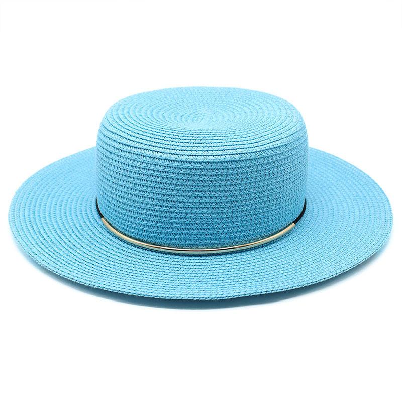 Classic Irish Straw Hat With Wide Brim For Summer Sun Protection And Breathability
