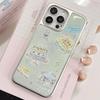 Zhitai Electroplated Silver Edge Drip Glue Case for iPhone 16 Pro Max, Fits iPhone 15, 14, 13, and Huawei P70