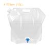 10-12L Wassereimer Große Kapazität Tragbare Camping-Wassertasche mit Abnehmbarem Wasserhahn Auslaufsicher für Camping Angeln Picknick Wandern