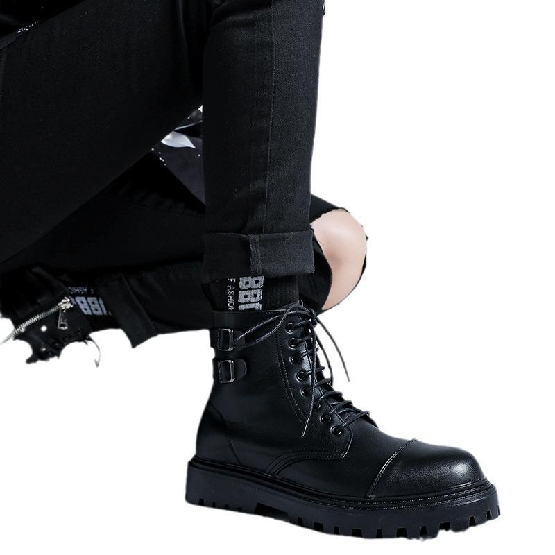 Ботинки Martin мужские универсальные высокие ботинки мужские модные туфли средние туфли — фото 6