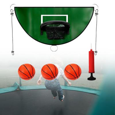 Basketball Hoop for Trampoline Frame with Connection Ropes Waterproof