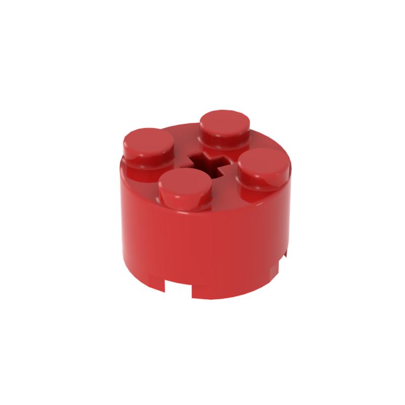 [Funbrick] Brick Round 2x2 with Axle Hole 3941 Building Blocks Toys Kids Souvenir Pretend Play Decoration Boy Girl City MOC
