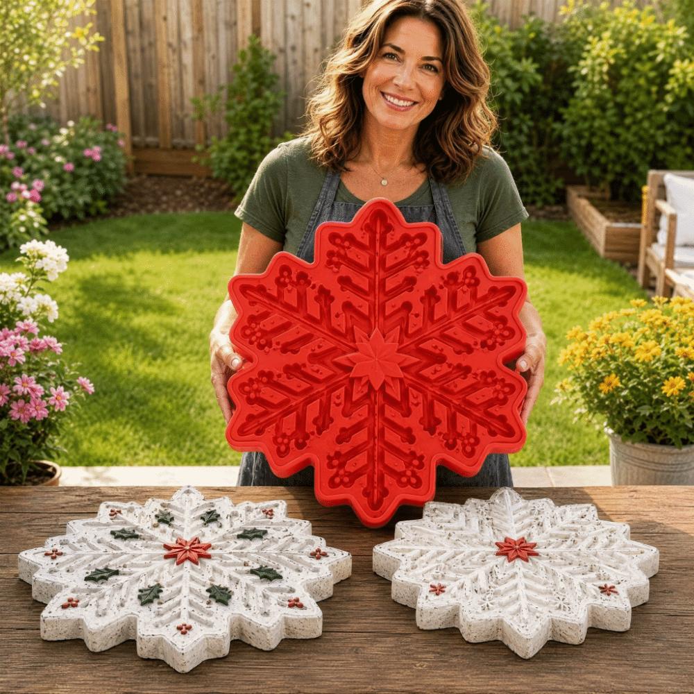 Reusable Stepping Stone Mold Sunflower Shaped Walkway Stone Mold  Backyard Decoration