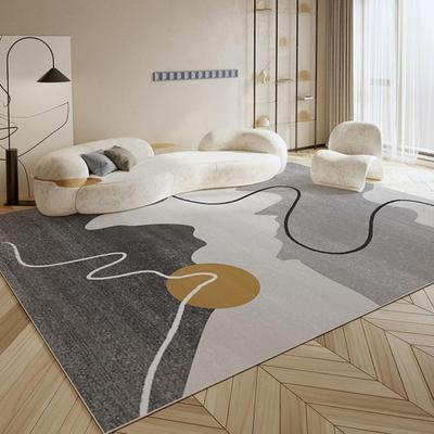 Alfombra Moderna Geométrica para Sala de Estar Alfombra de Área Grande para Sofá y Mesa de Café Alfombra para Armario Sala de Estar Decoración del Hogar